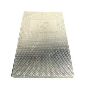 ENGRAVED METAL NOTEPAD & PEN SET – POMERANIAN DESIGN